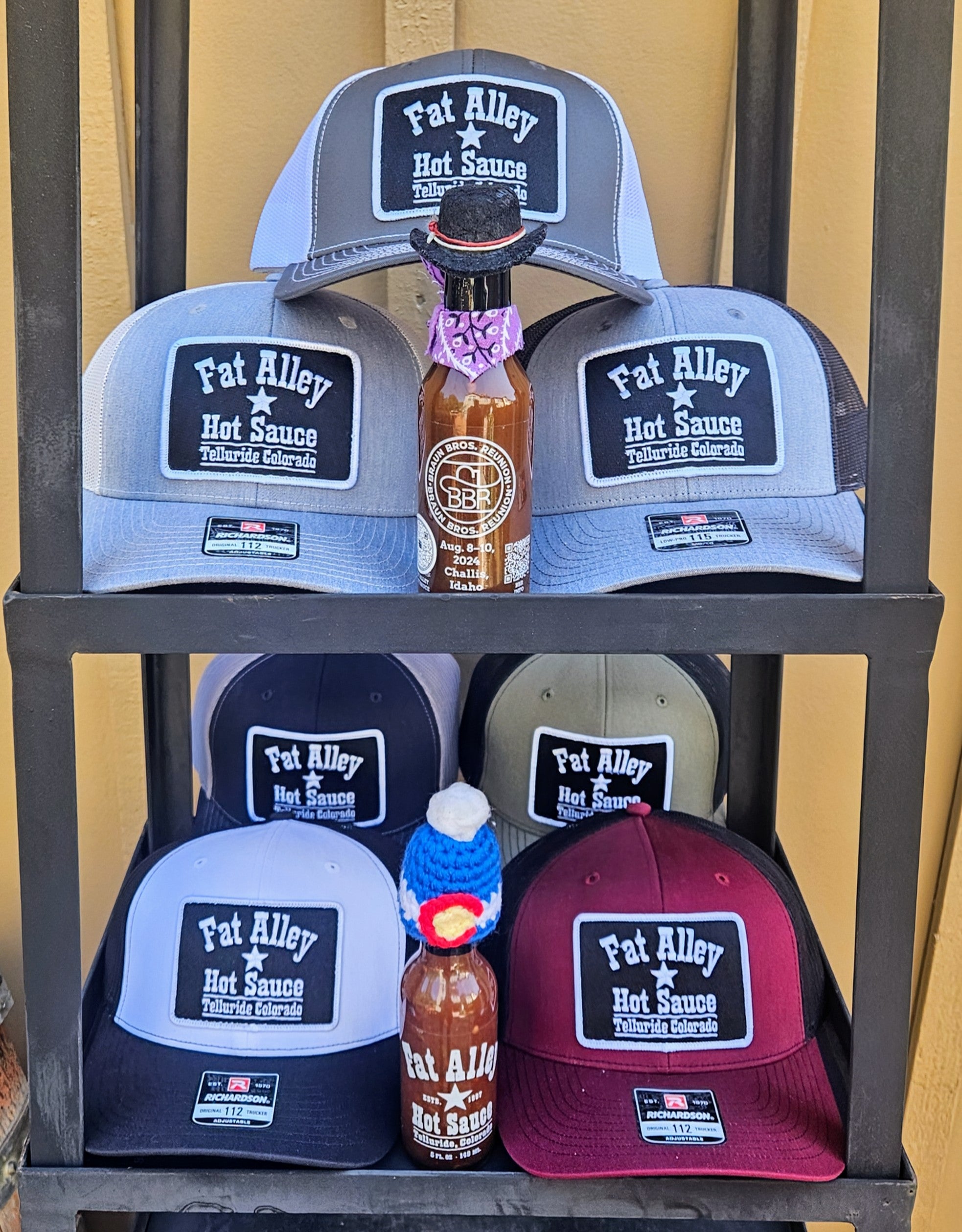 FAHS PATCH TRUCKER HAT – Fat Alley Hot Sauce