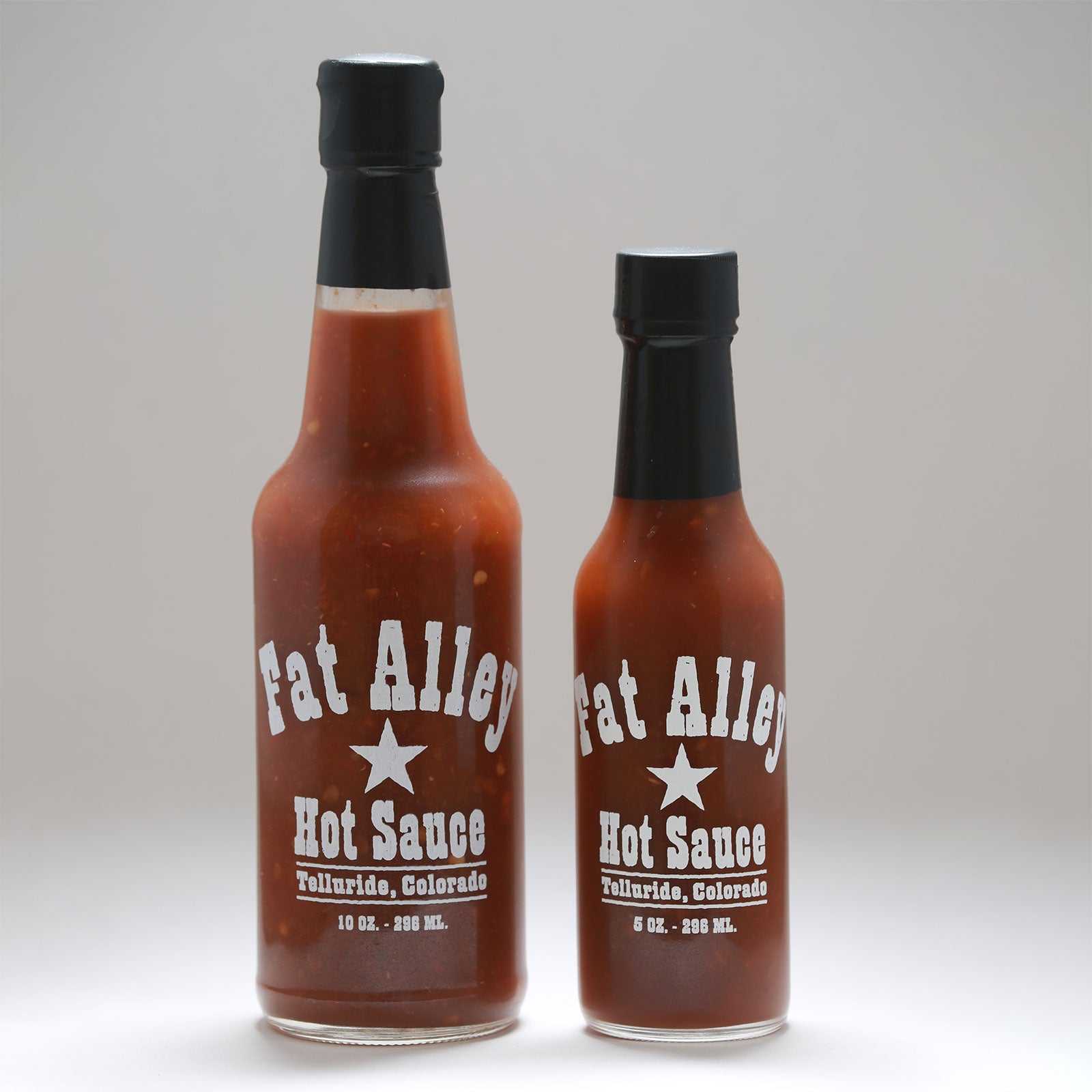 Fat Alley Hot Sauce - 10 and 5 fluid ounces